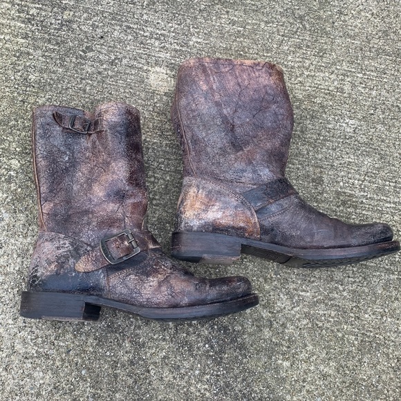Frye Veronica Distressed Boots EUC! SZ 7 1/2 - Picture 7 of 13